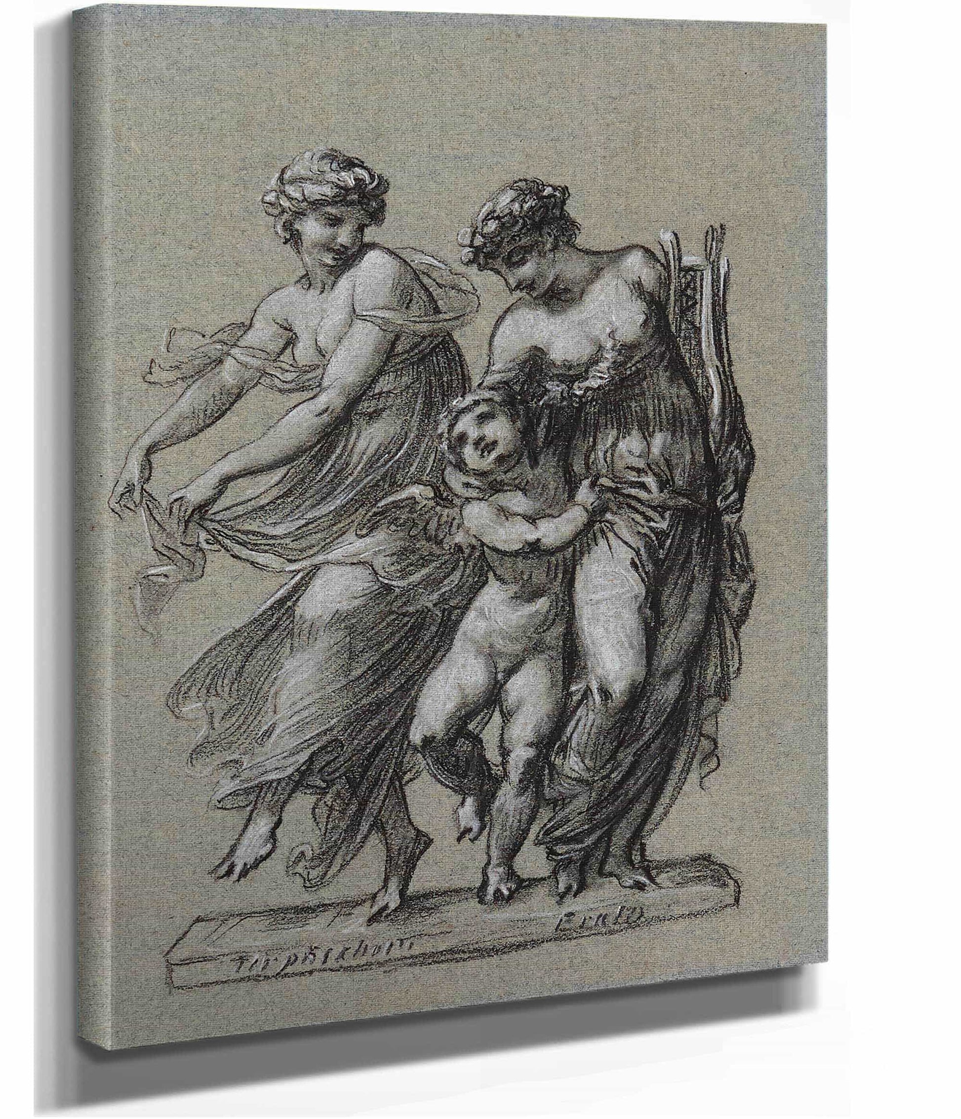 Terspichore Et Erato by Pierre Paul Prudhon