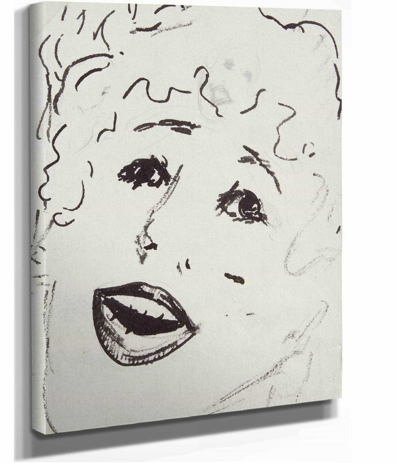 Tete De Chanteuse by Edouard Vuillard