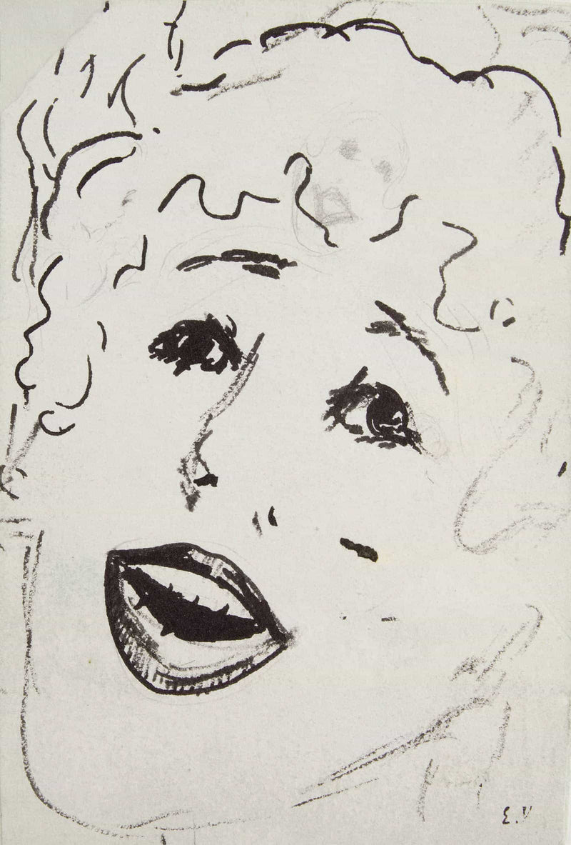 Tete De Chanteuse by Edouard Vuillard