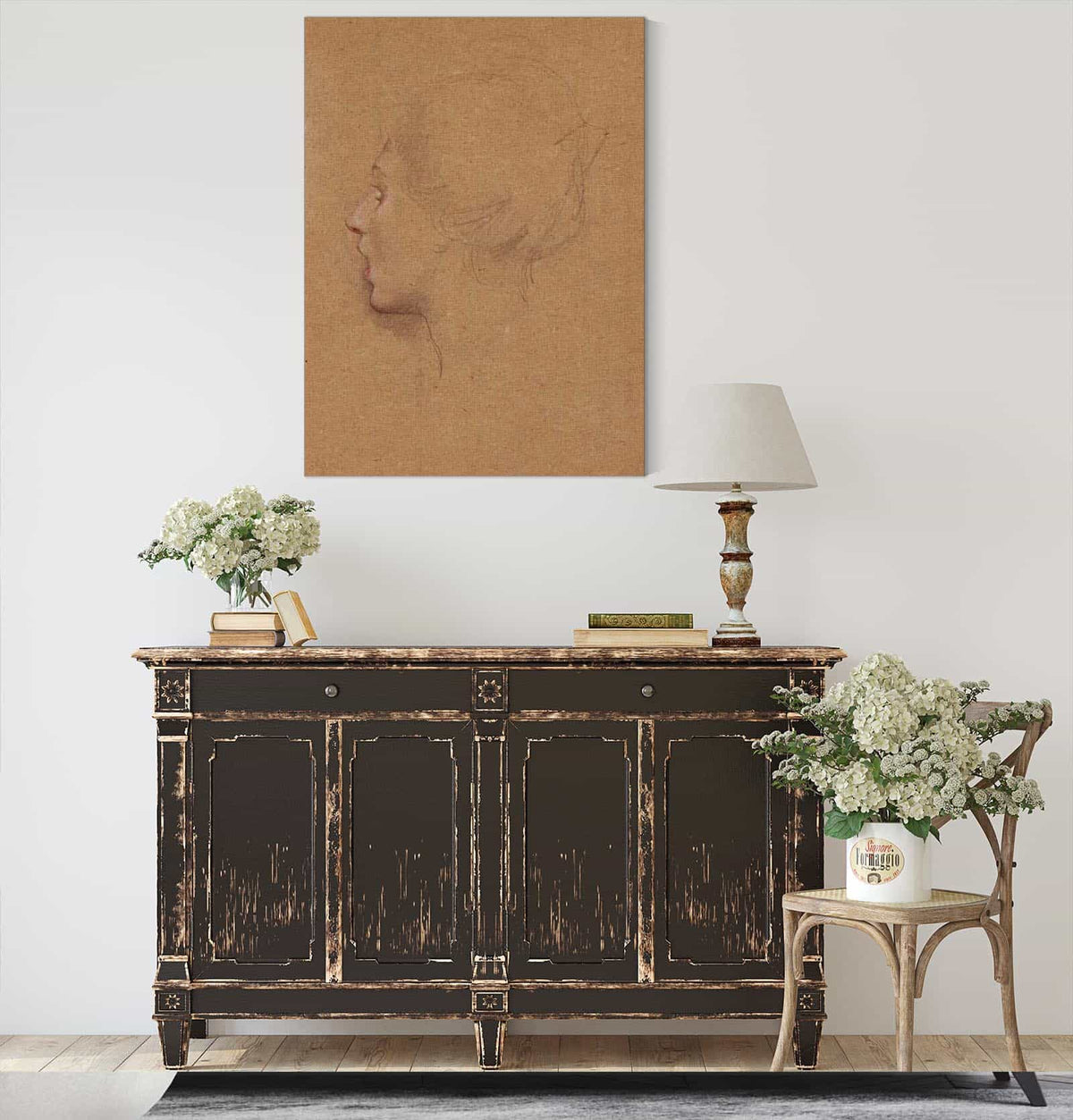 Tete De Femme by Luc Olivier Merson