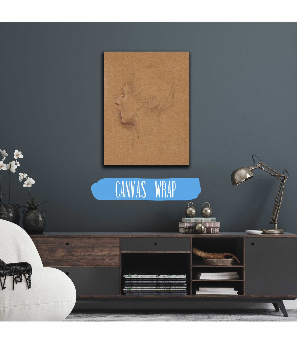 Tete De Femme by Luc Olivier Merson