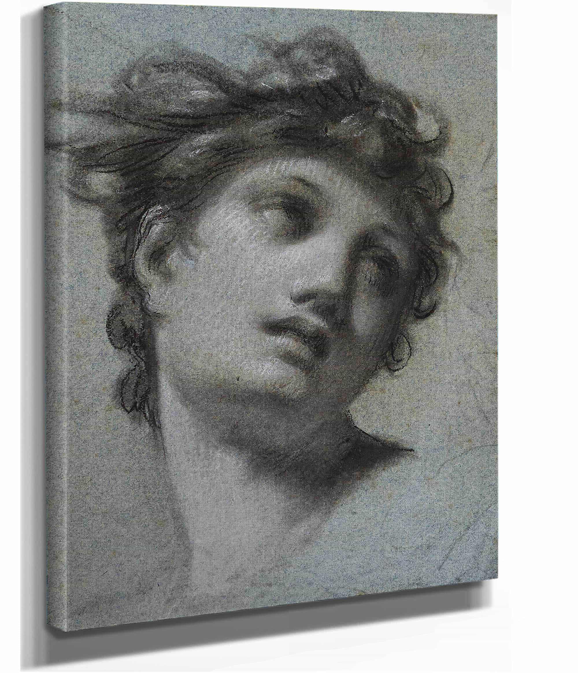 Tete De Femme by Pierre Paul Prudhon