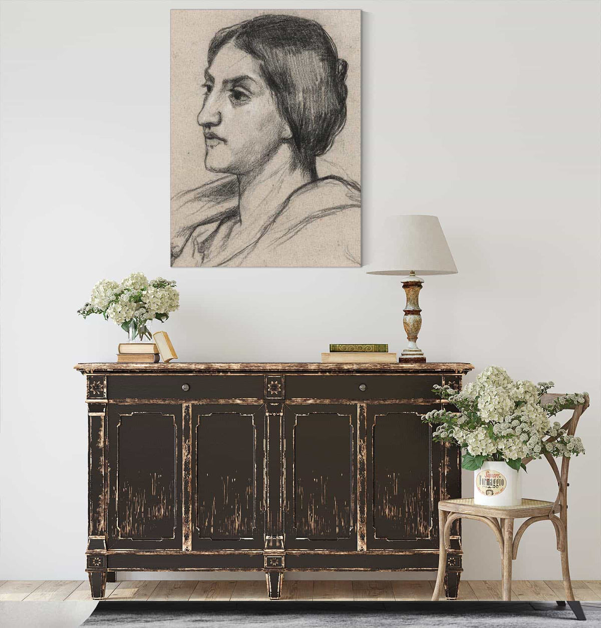 Tete De Femme by Pierre Puvis De Chavannes