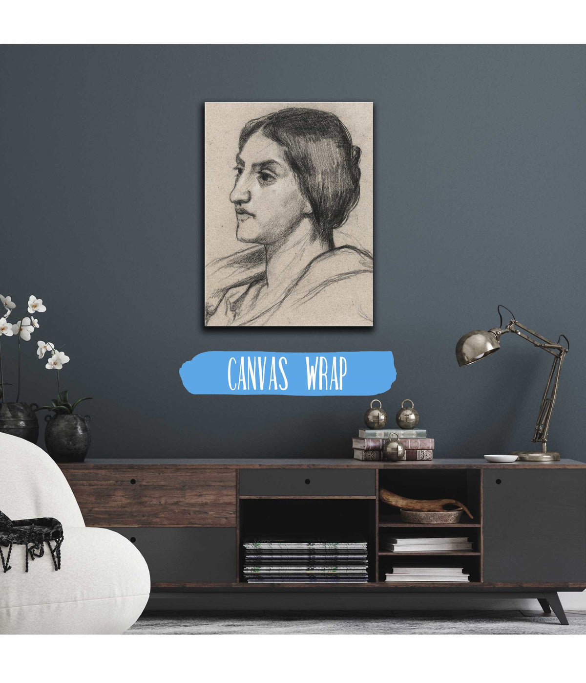 Tete De Femme by Pierre Puvis De Chavannes