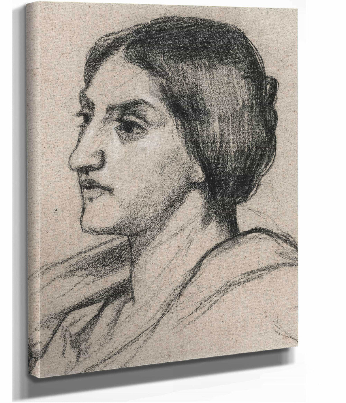 Tete De Femme by Pierre Puvis De Chavannes