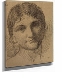Tete De Femme by Pierre Puvis De Chavannes