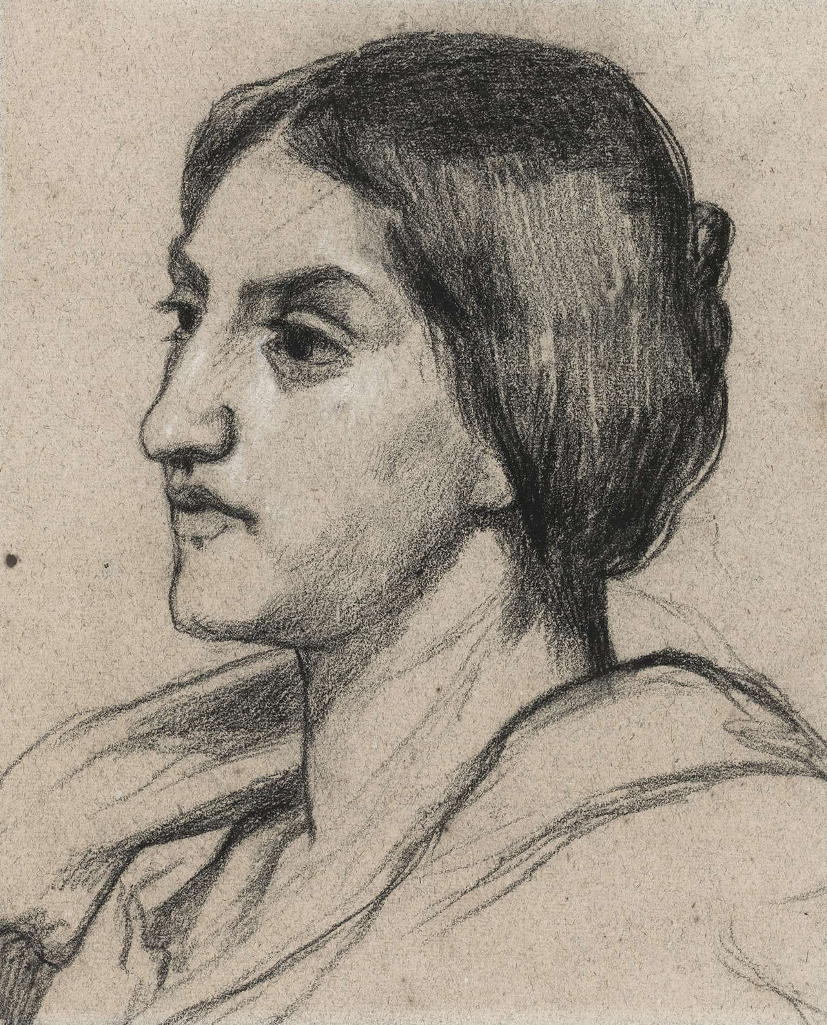 Tete De Femme by Pierre Puvis De Chavannes