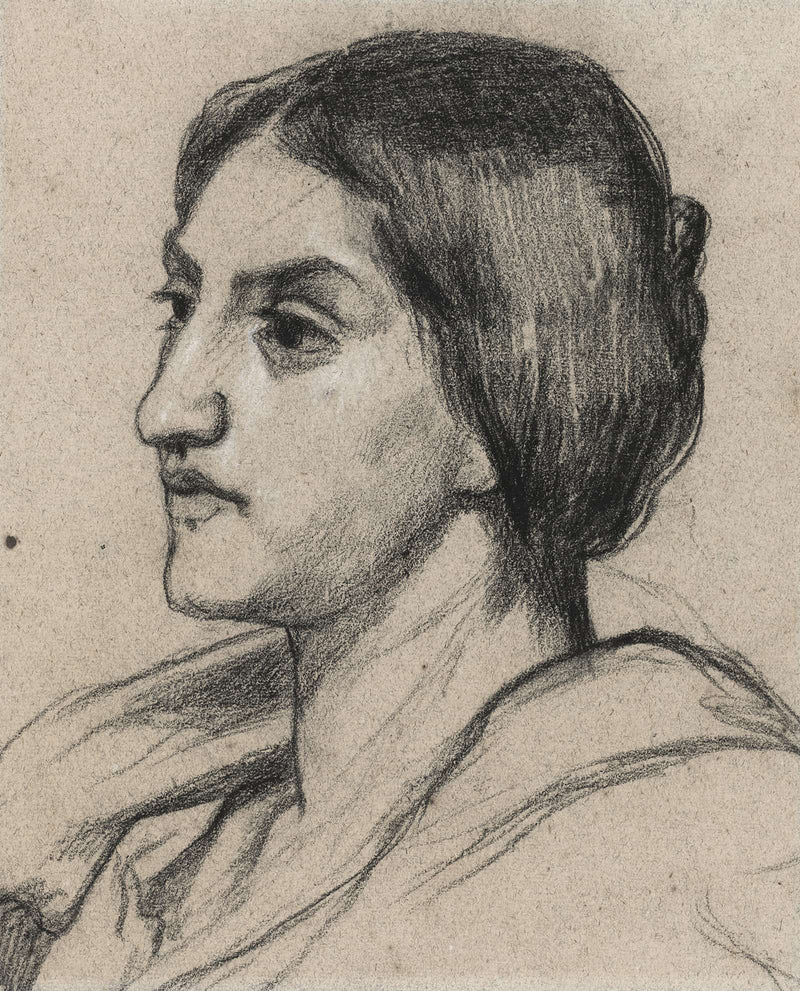 Tete De Femme by Pierre Puvis De Chavannes