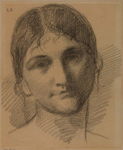 Tete De Femme by Pierre Puvis De Chavannes