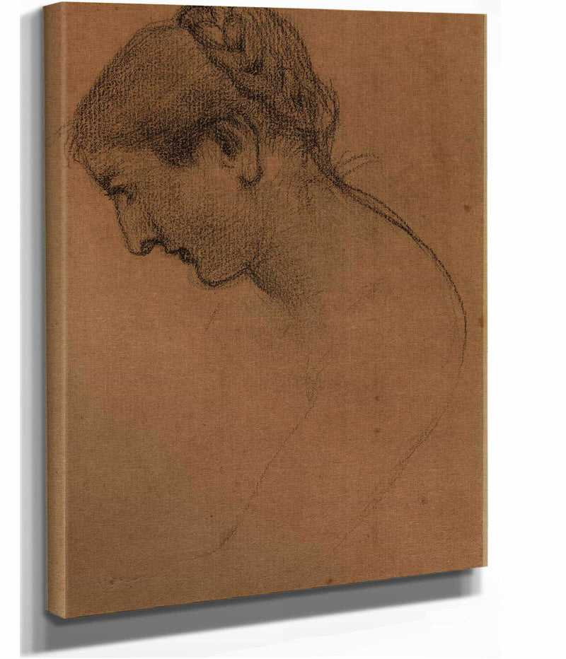 Tete De Femme Ii by Pierre Puvis De Chavannes