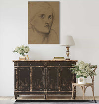 Tete De Femme Iii by Pierre Puvis De Chavannes