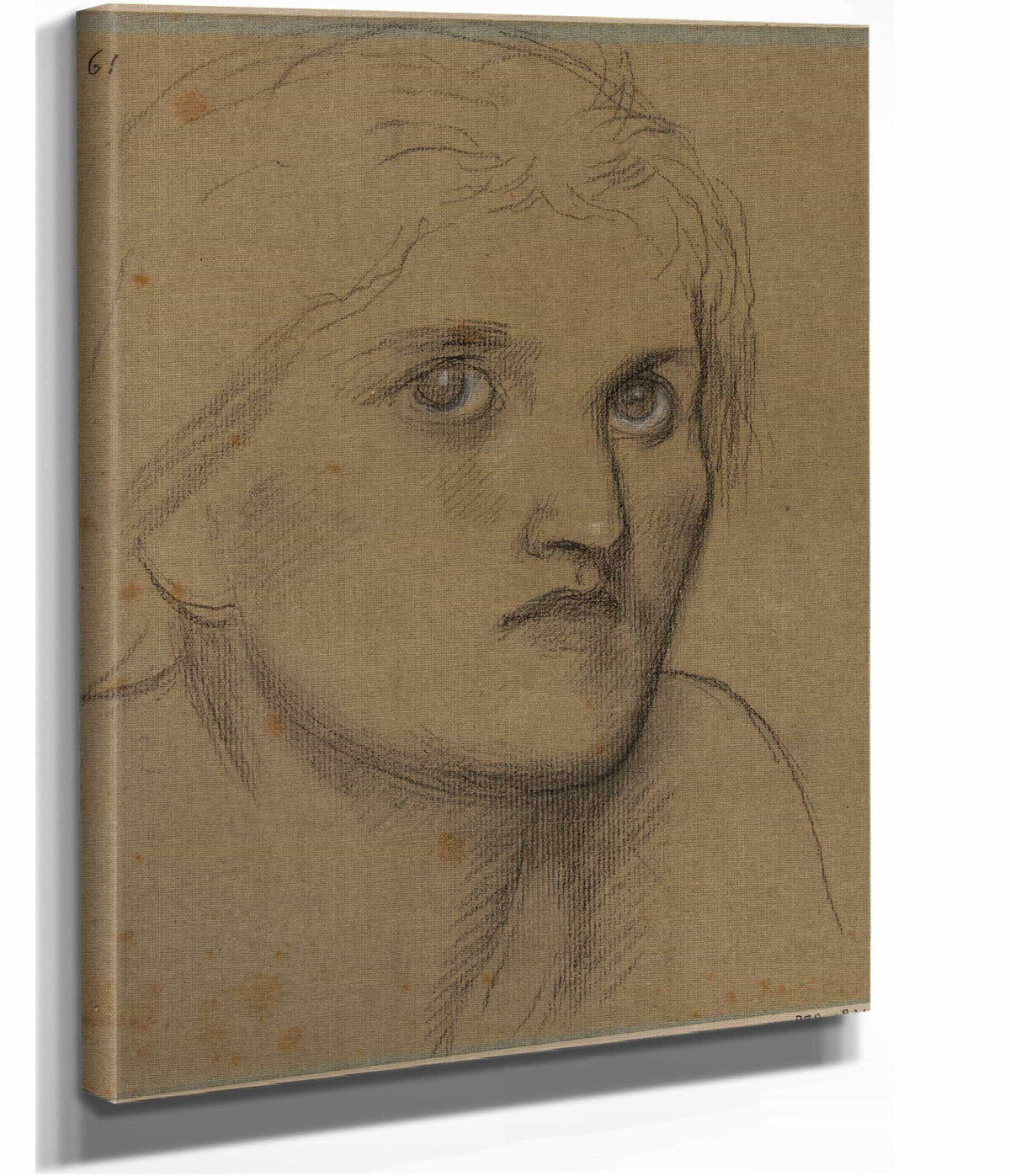 Tete De Femme Iii by Pierre Puvis De Chavannes