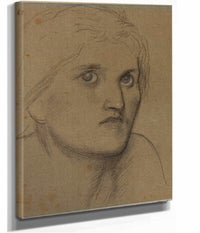 Tete De Femme Iii by Pierre Puvis De Chavannes