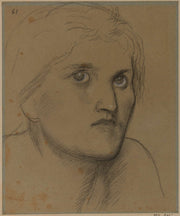 Tete De Femme Iii by Pierre Puvis De Chavannes