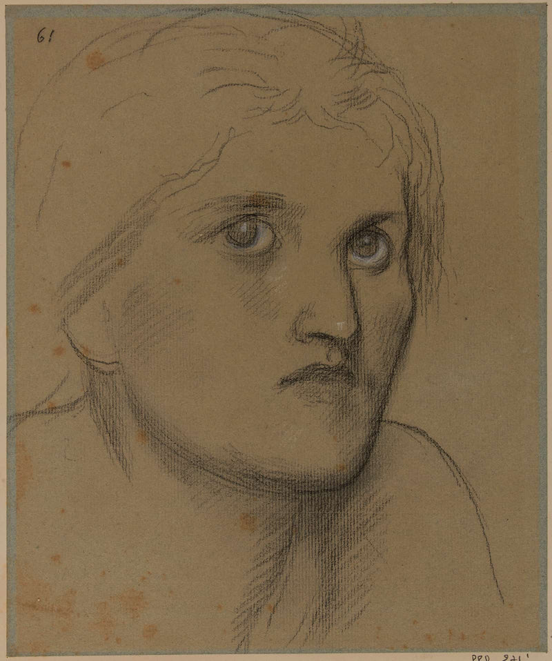 Tete De Femme Iii by Pierre Puvis De Chavannes