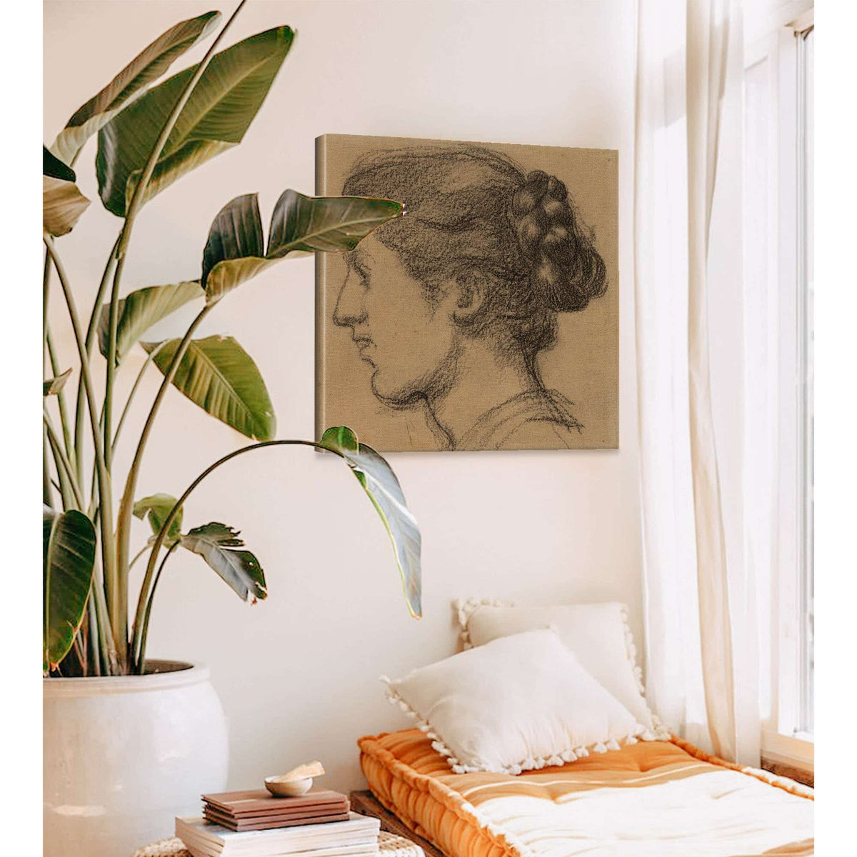 Tete De Femme V by Pierre Puvis De Chavannes