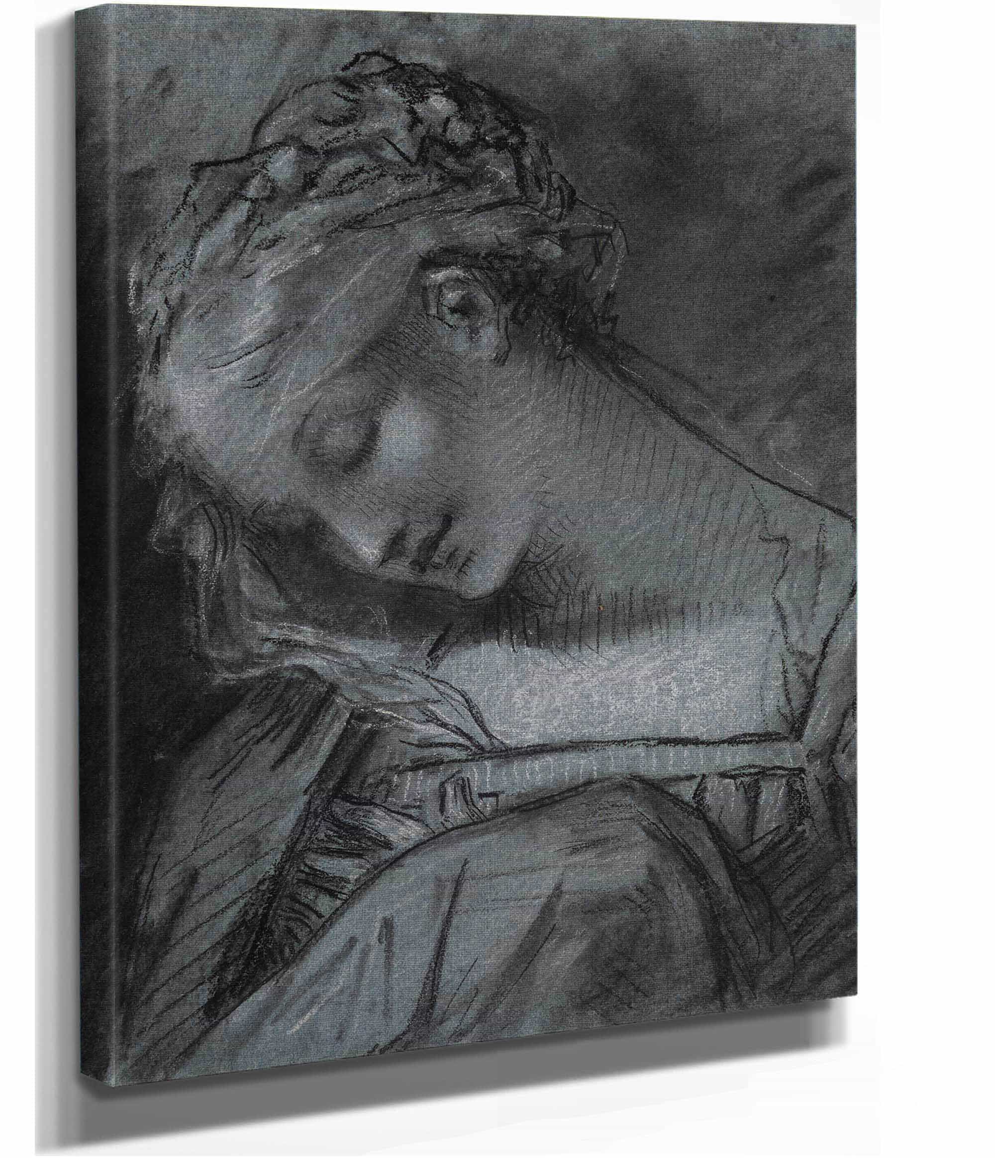 Tete De Vierge by Pierre Paul Prudhon