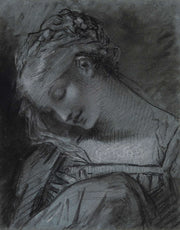 Tete De Vierge by Pierre Paul Prudhon