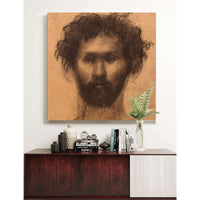 Tete Dhomme by Pierre Puvis De Chavannes