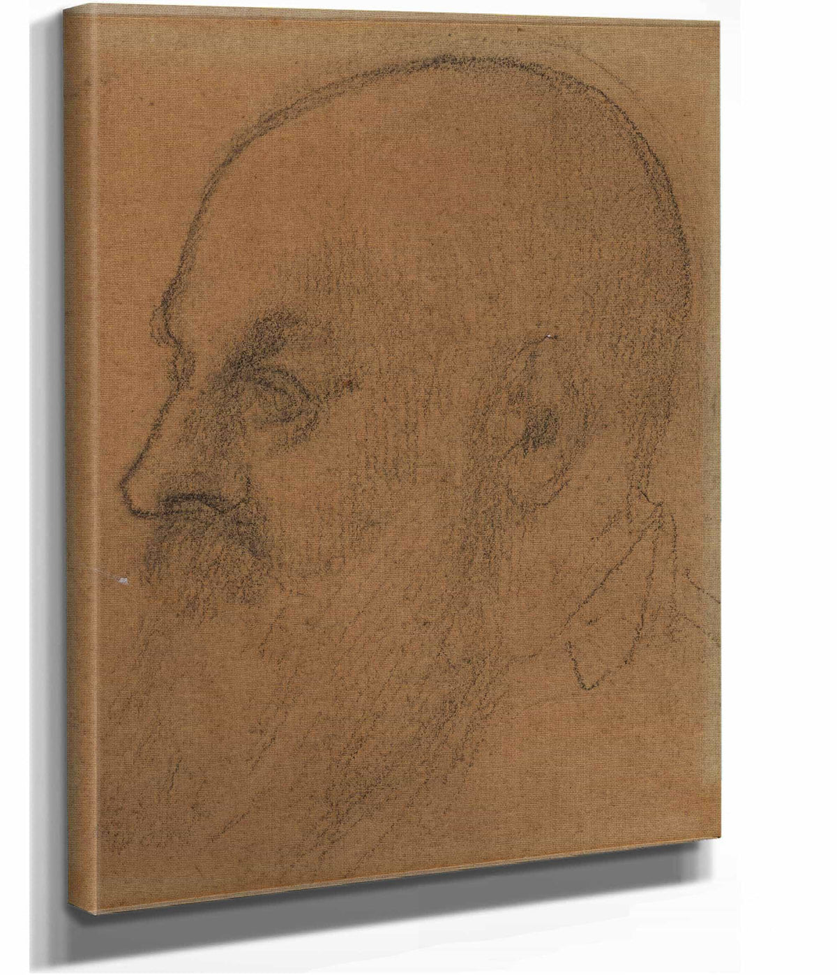 Tete Dhomme by Pierre Puvis De Chavannes