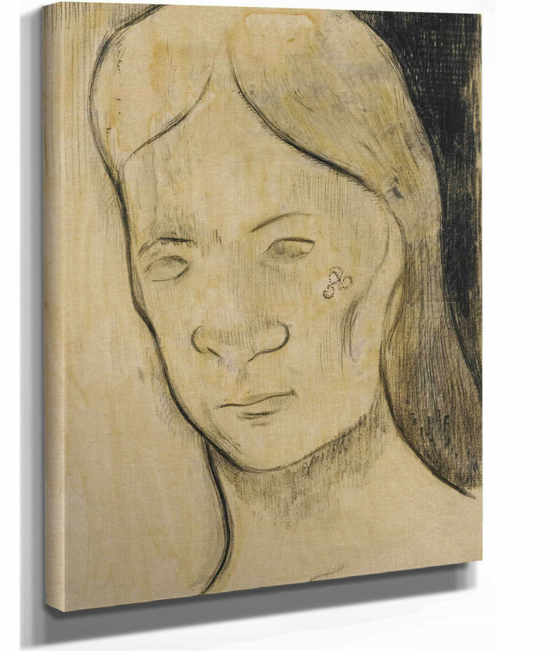 Tete Dune Femme Tahitienne by Paul Gauguin