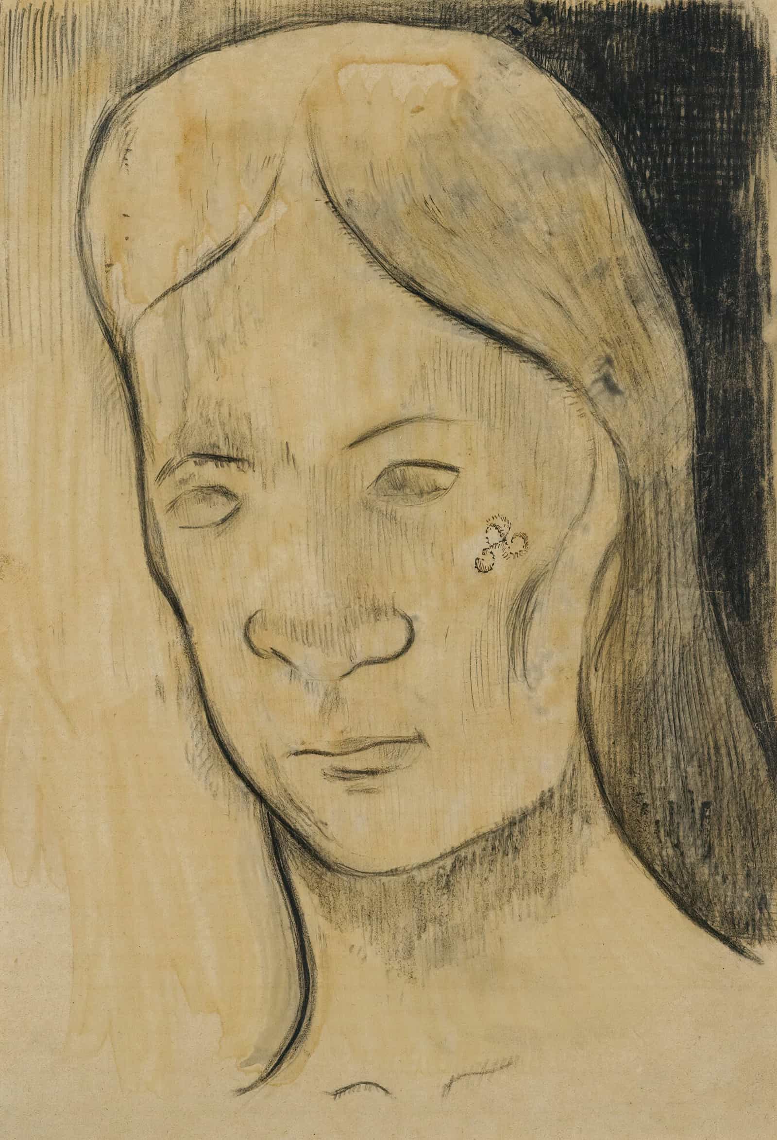 Tete Dune Femme Tahitienne by Paul Gauguin