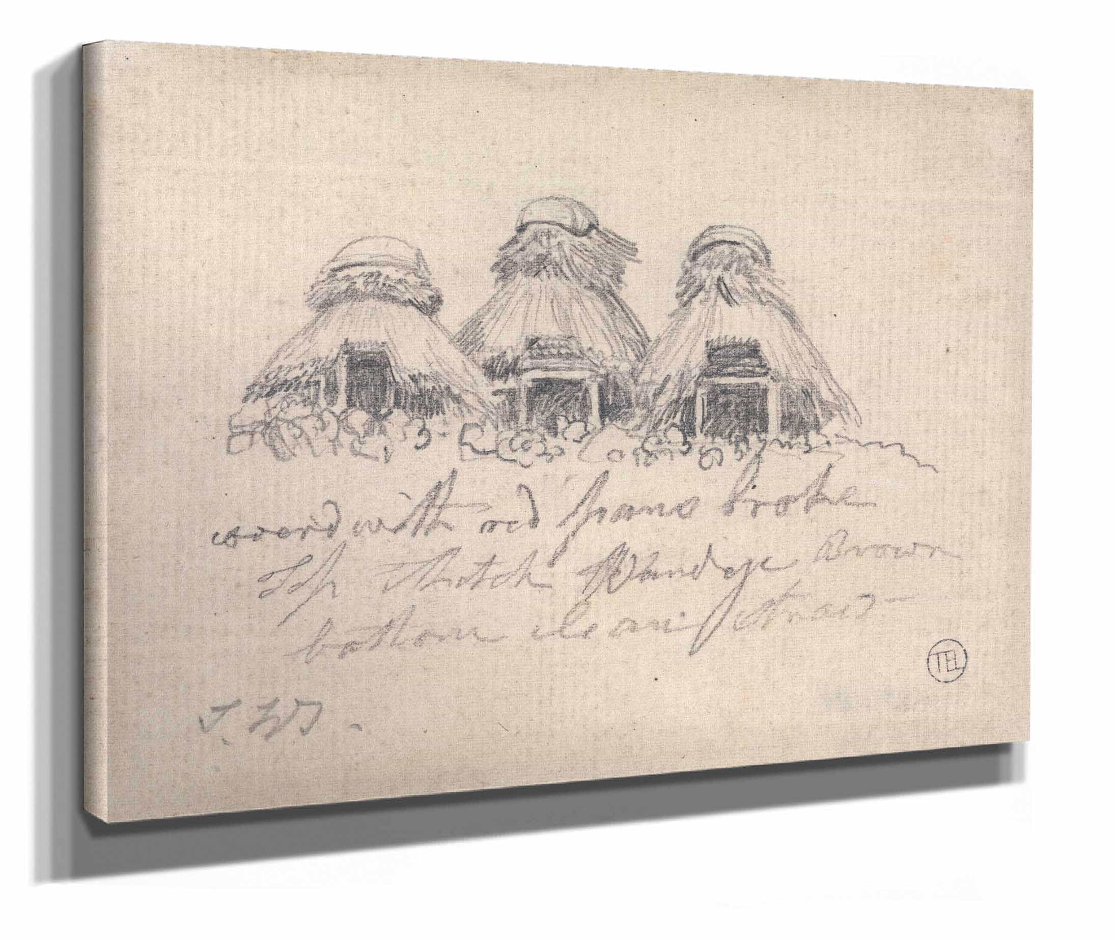 Thatched Huts by James Ward