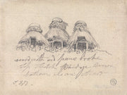Thatched Huts by James Ward
