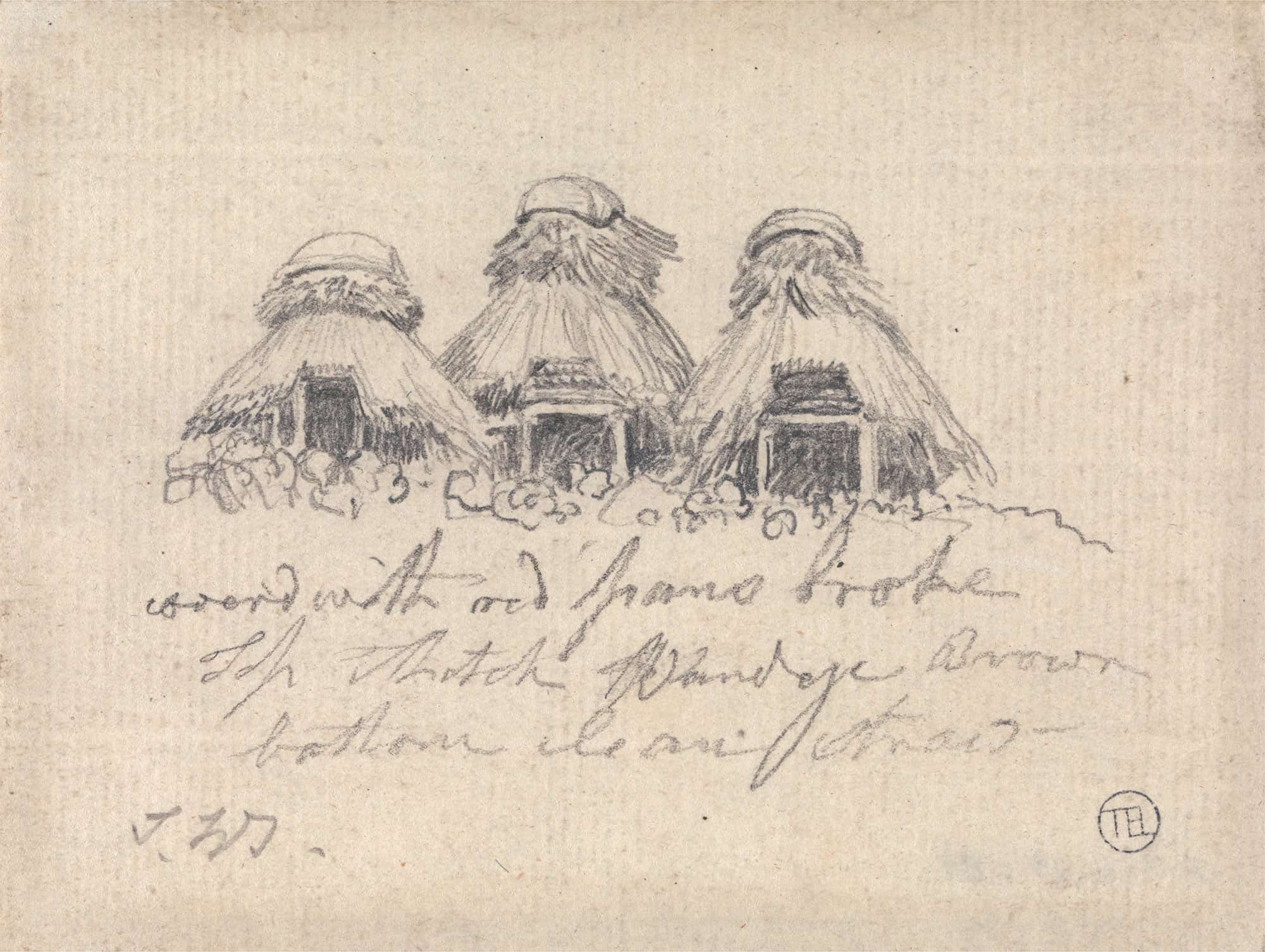 Thatched Huts by James Ward
