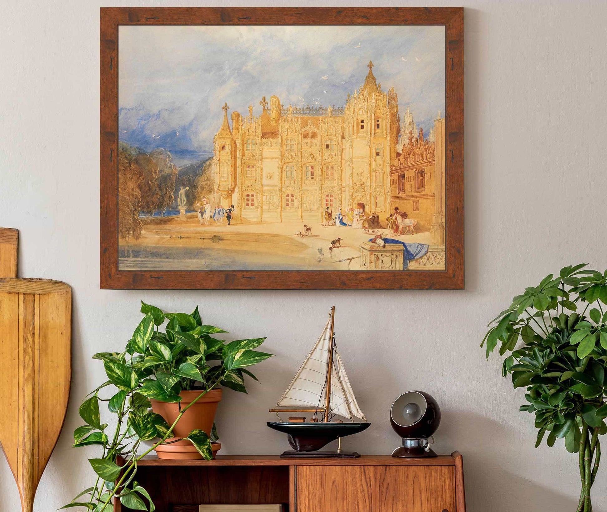 The Abbatial House Abbey Of St Ouen Rouen  by John Sell Cotman