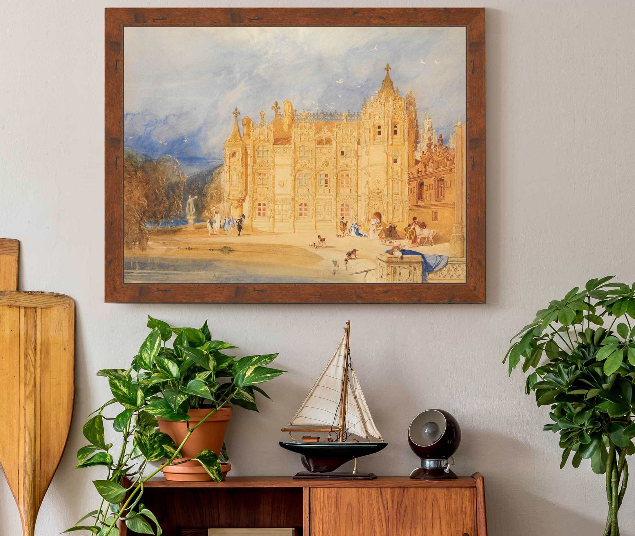 The Abbatial House Abbey Of St Ouen Rouen  by John Sell Cotman