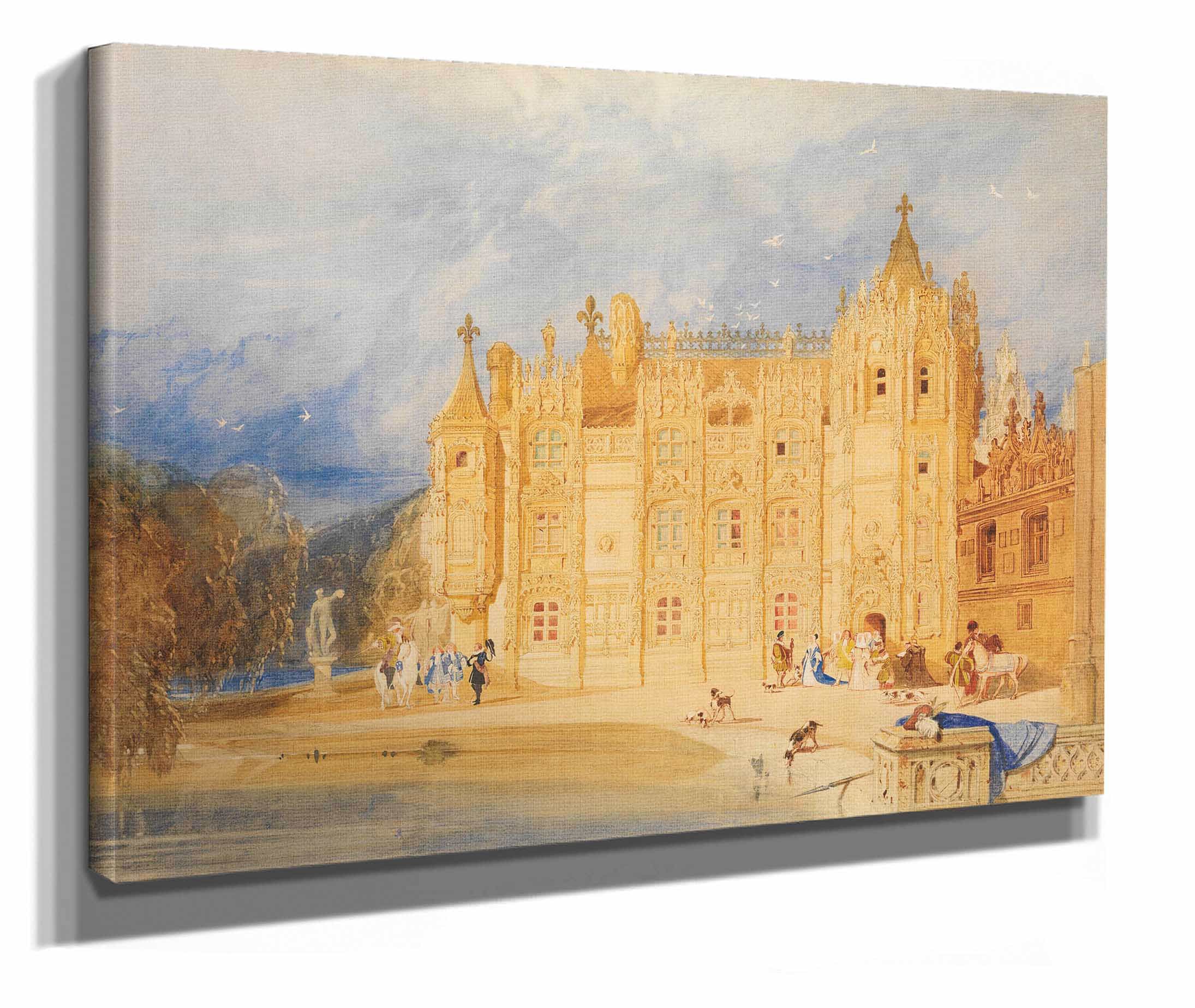 The Abbatial House Abbey Of St Ouen Rouen  by John Sell Cotman