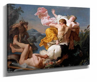 The Abduction Of Deianeira By The Centaur Nessus by Louis Jean Francois Lagrenee