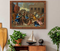 The Abduction Of The Sabine Women  by Nicolas Poussin