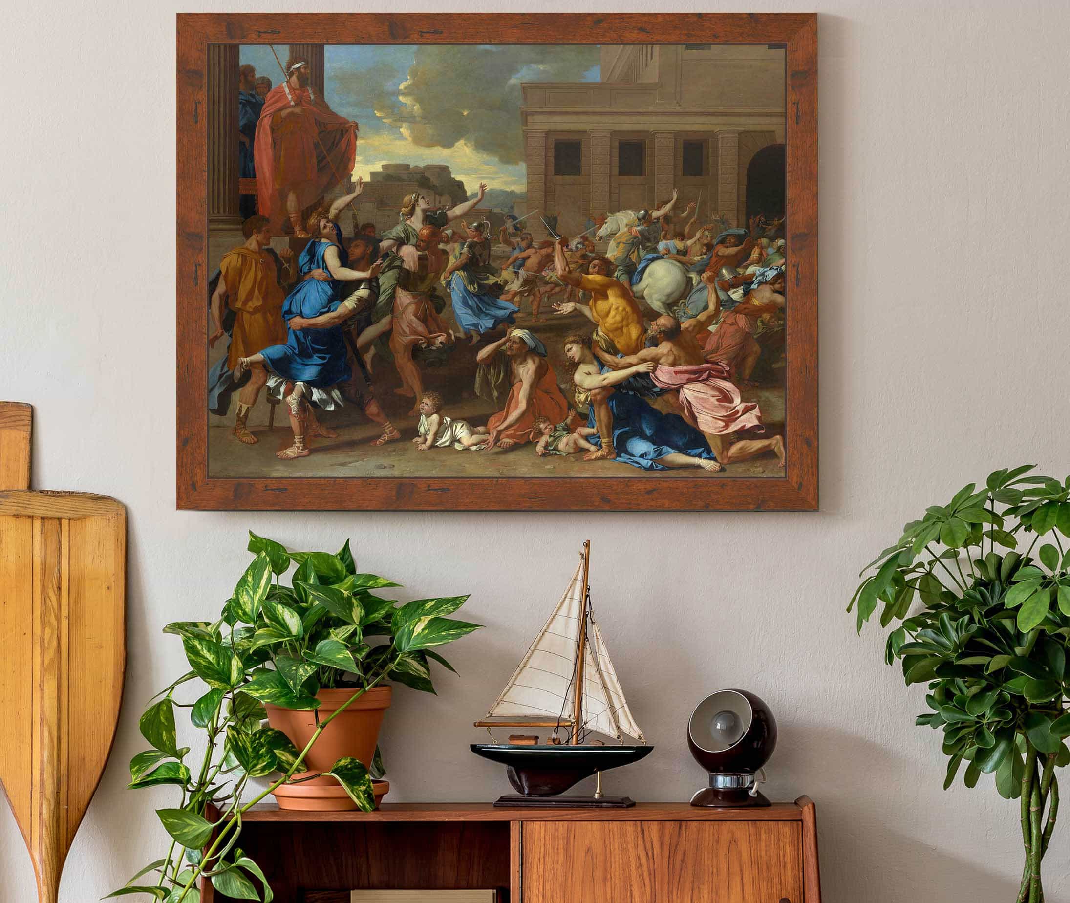 The Abduction Of The Sabine Women  by Nicolas Poussin
