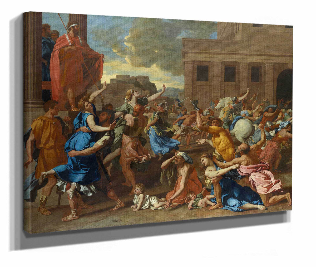 The Abduction Of The Sabine Women  by Nicolas Poussin