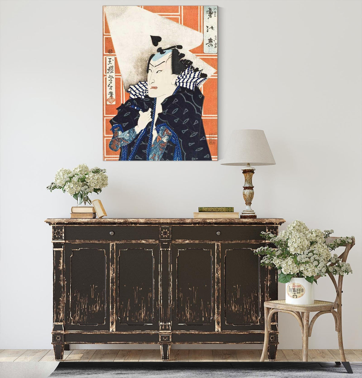 The Actor Nakamura Shikan Iv And The Se Troupe by Tsukioka Yoshitoshi