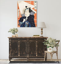 The Actor Nakamura Shikan Iv And The Se Troupe by Tsukioka Yoshitoshi