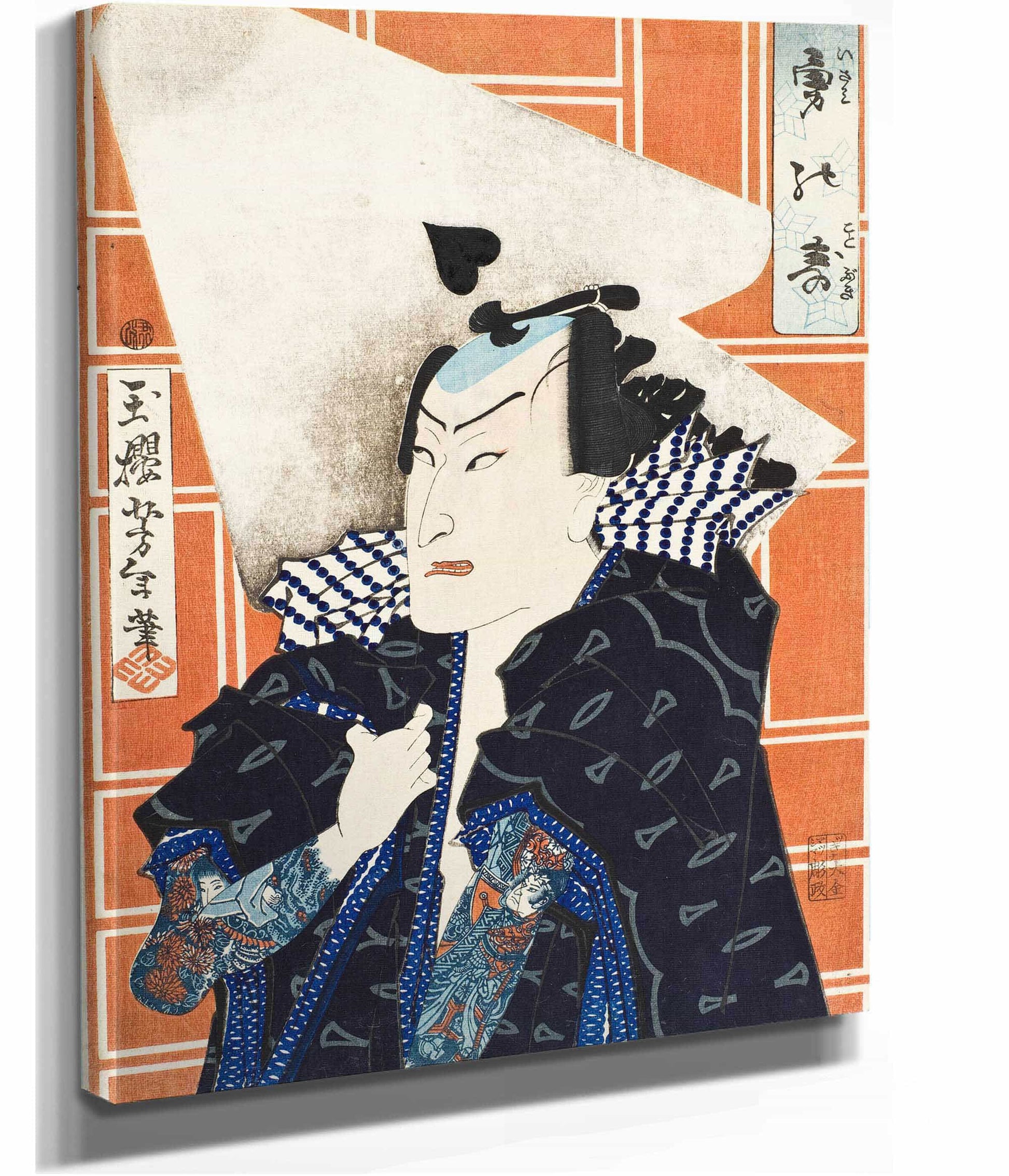 The Actor Nakamura Shikan Iv And The Se Troupe by Tsukioka Yoshitoshi