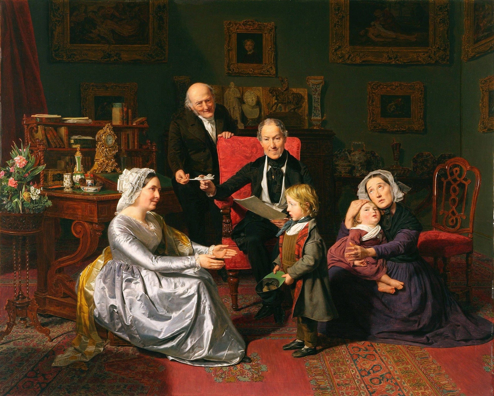 The Adoption by Ferdinand Georg Waldmuller