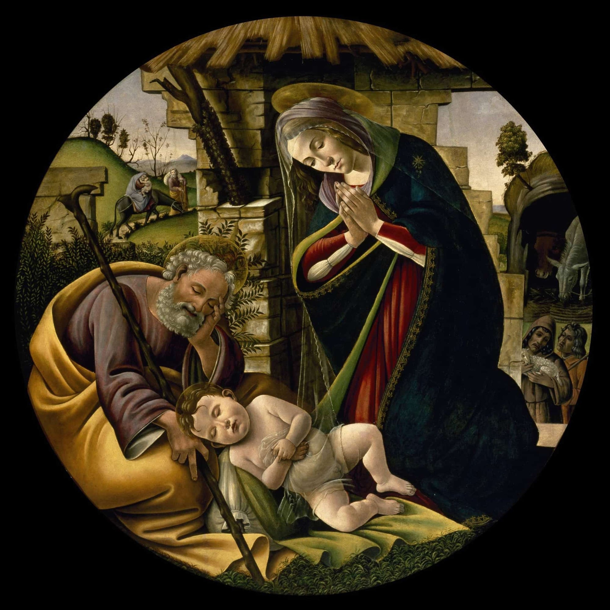 The Adoration Of The Christ Child by Sandro Botticelli