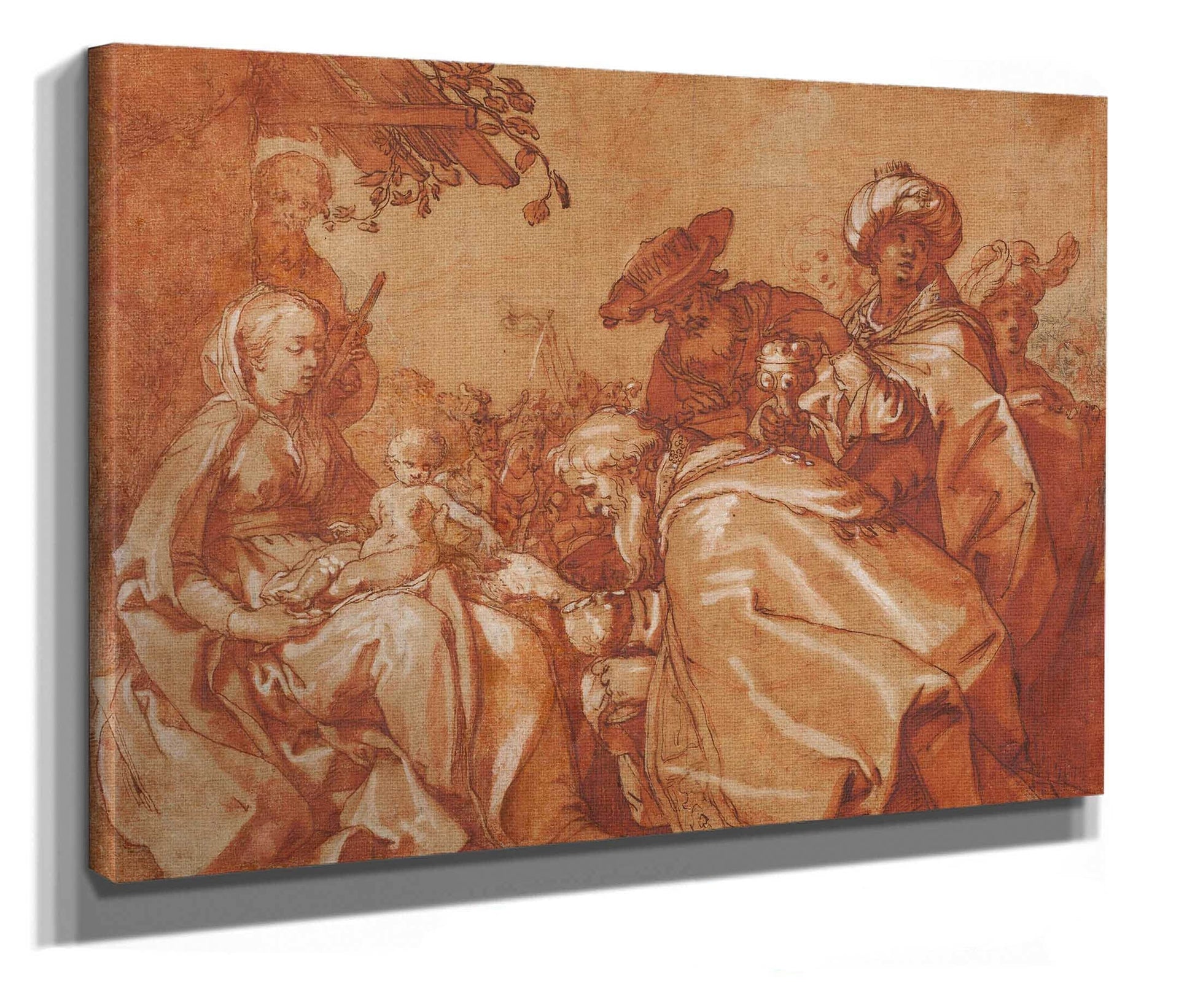 The Adoration Of The Magi by Abraham Bloemaert
