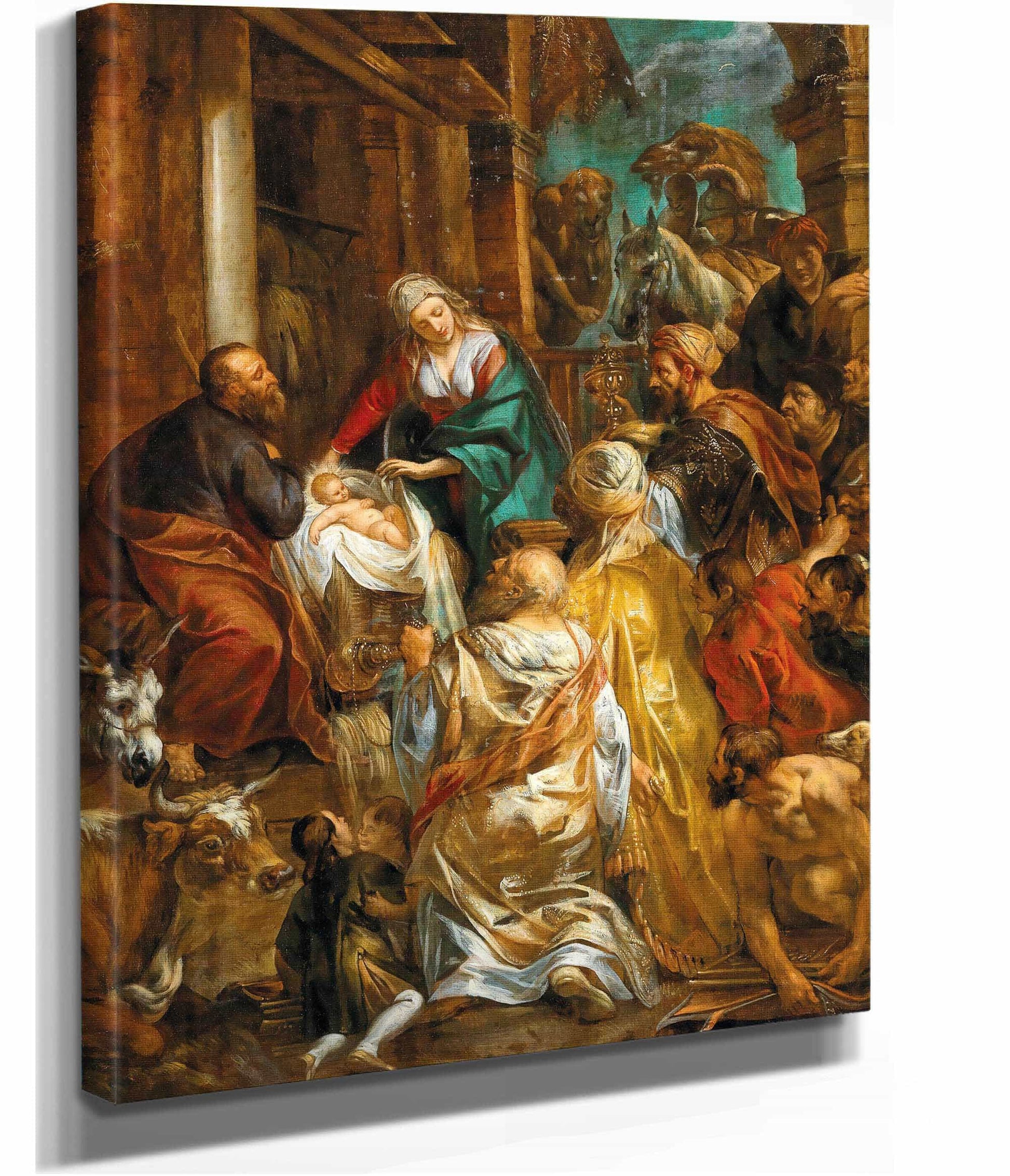 The Adoration Of The Magi by Jacob Jordaens