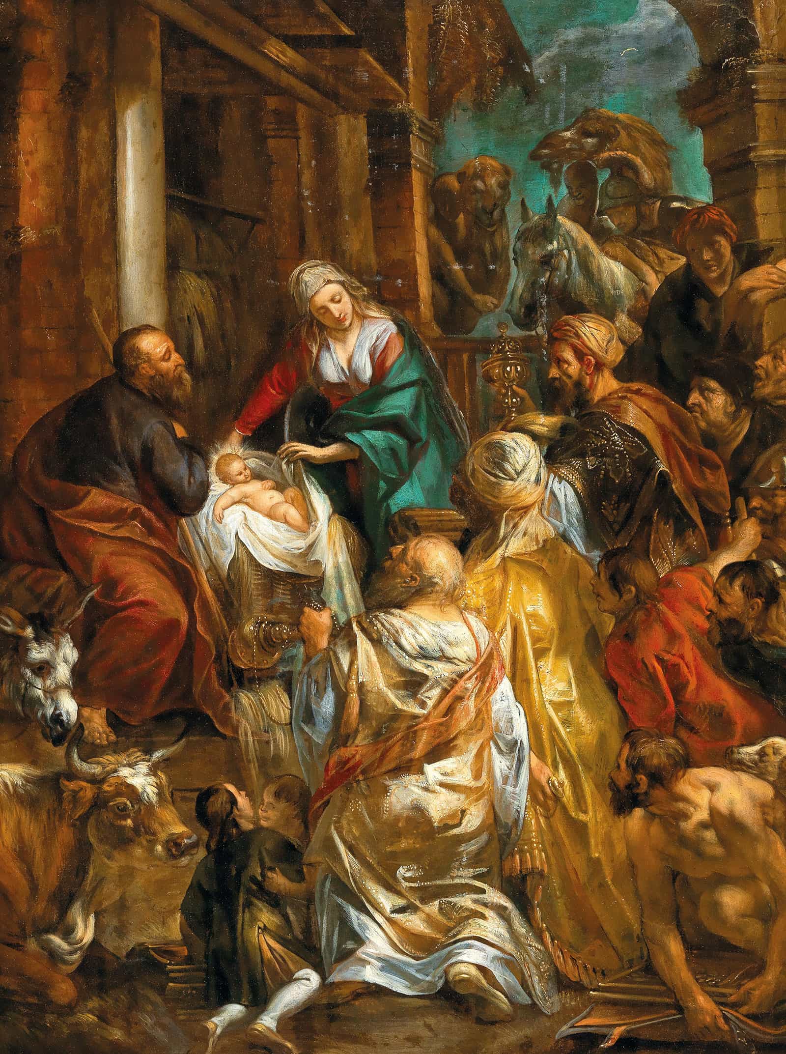 The Adoration Of The Magi by Jacob Jordaens