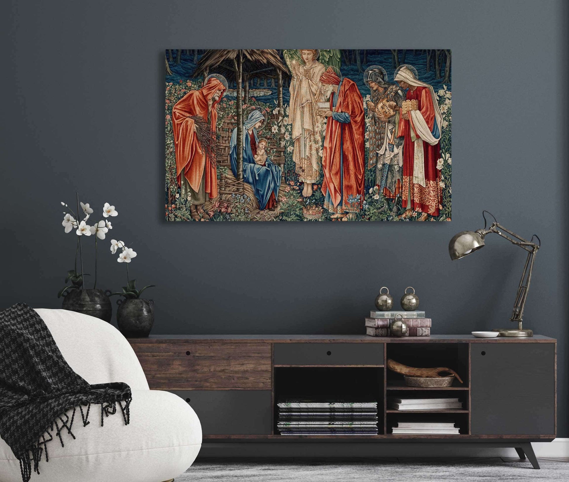 The Adoration Of The Magi by Sir Edward Coley Burne Jones