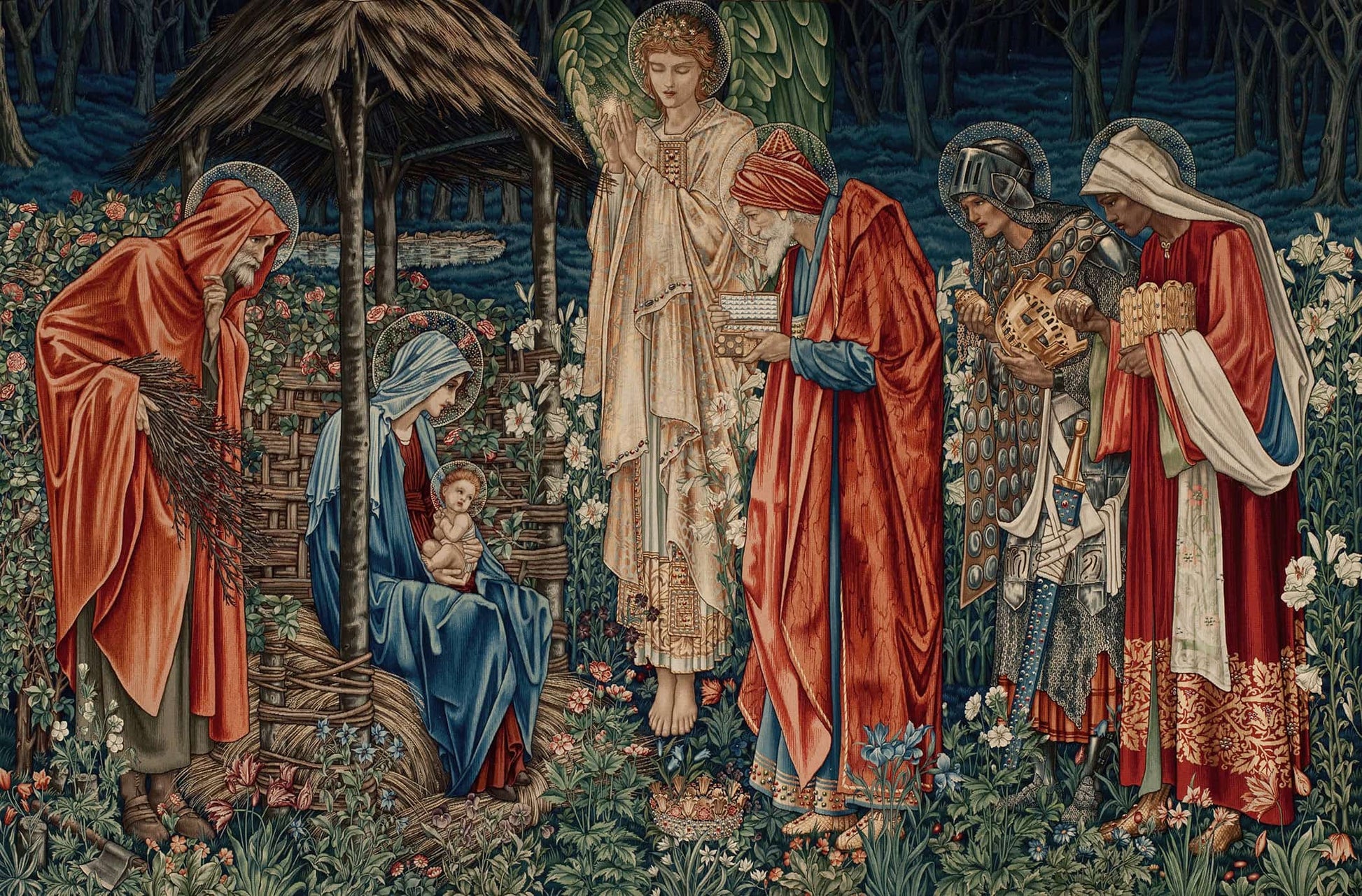 The Adoration Of The Magi by Sir Edward Coley Burne Jones