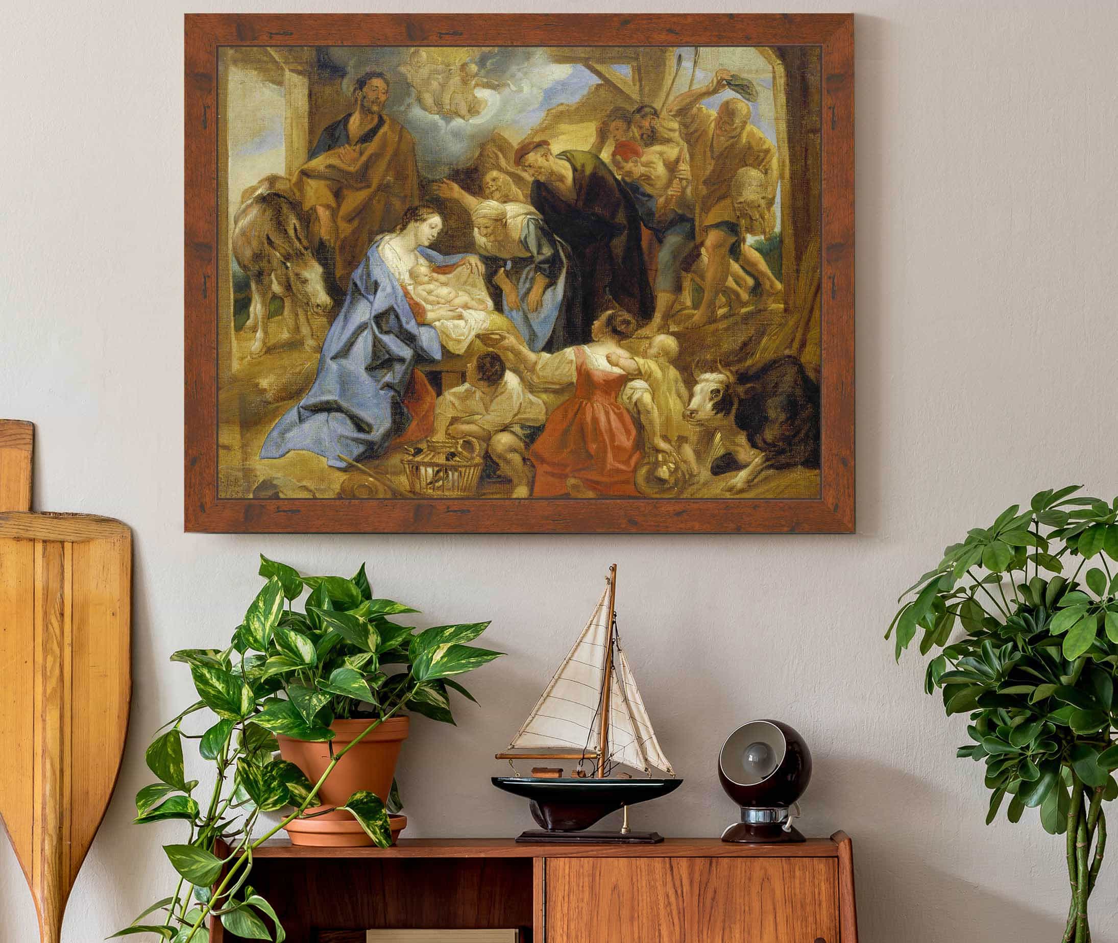 The Adoration Of The Shepherds by Jacob Jordaens