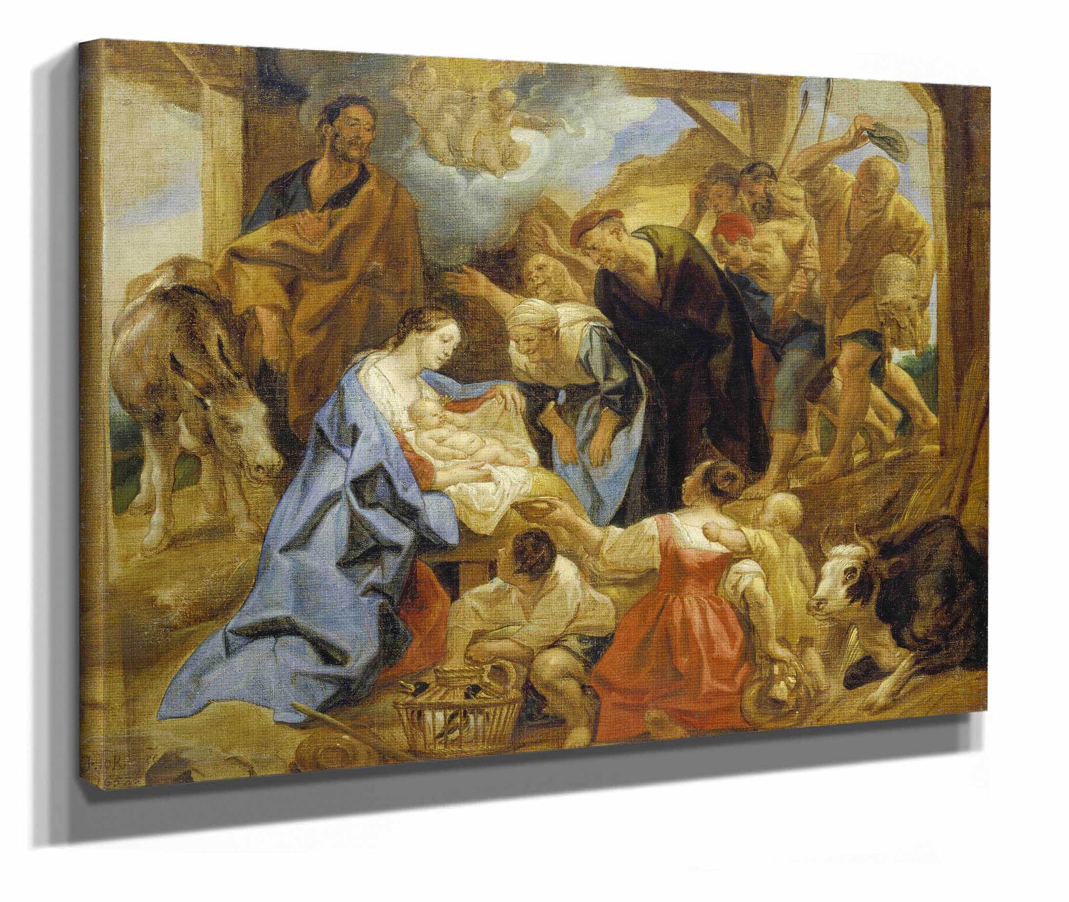 The Adoration Of The Shepherds by Jacob Jordaens