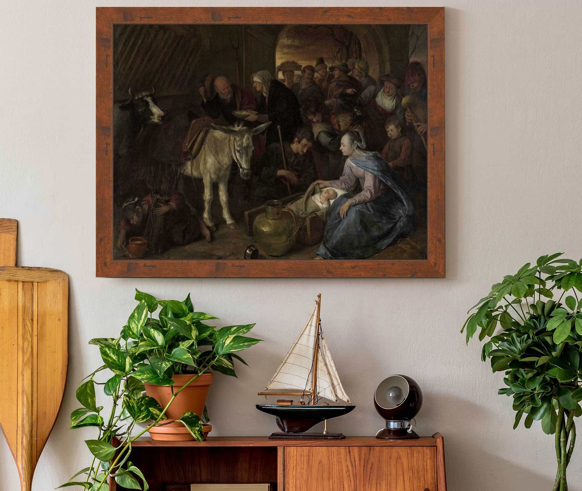 The Adoration Of The Shepherds by Jan Steen