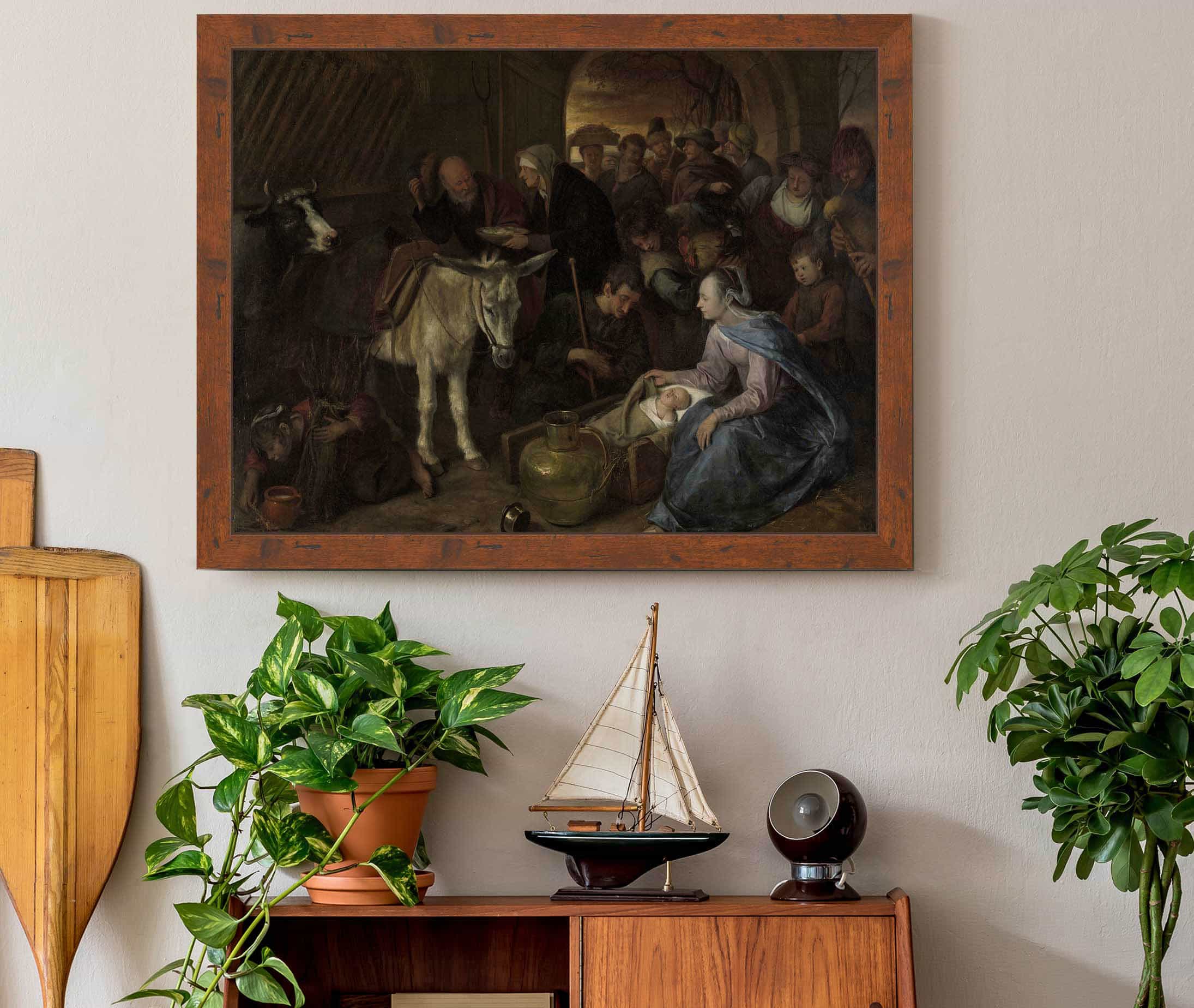 The Adoration Of The Shepherds by Jan Steen